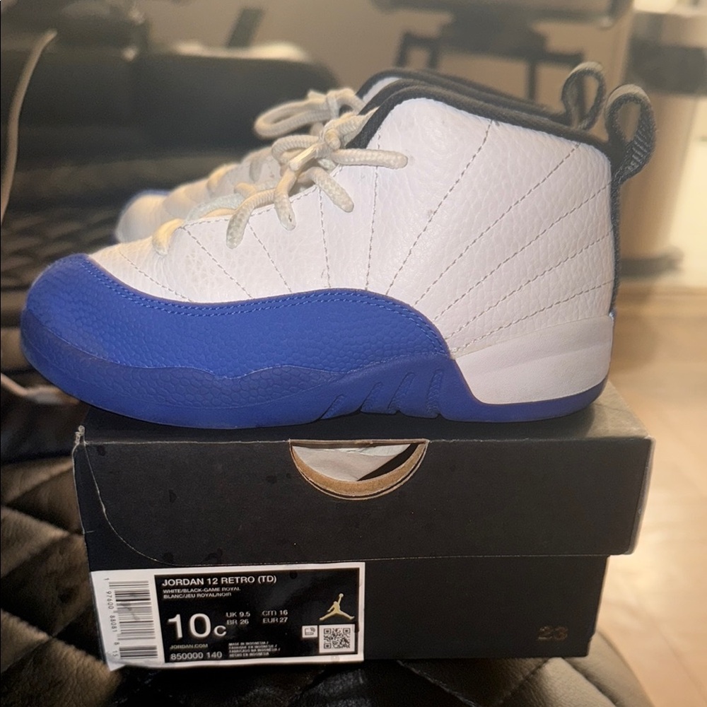 100% Authentic Toddler Jordan Sneakers Size10C Comes With Original Box Used ONCE